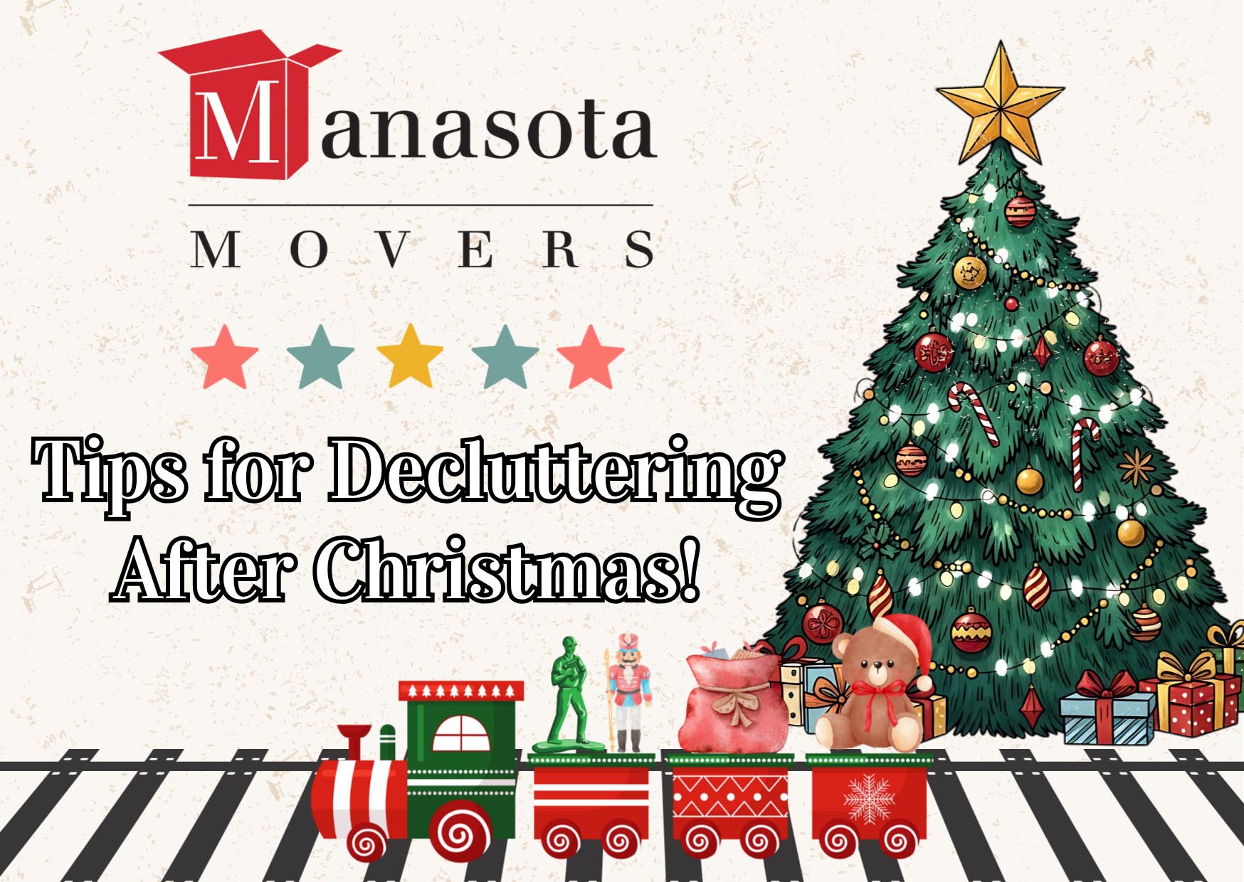Decluttering after Christmas, Post holiday decluttering tips, Christmas storage solutions, Professional movers in Manasota