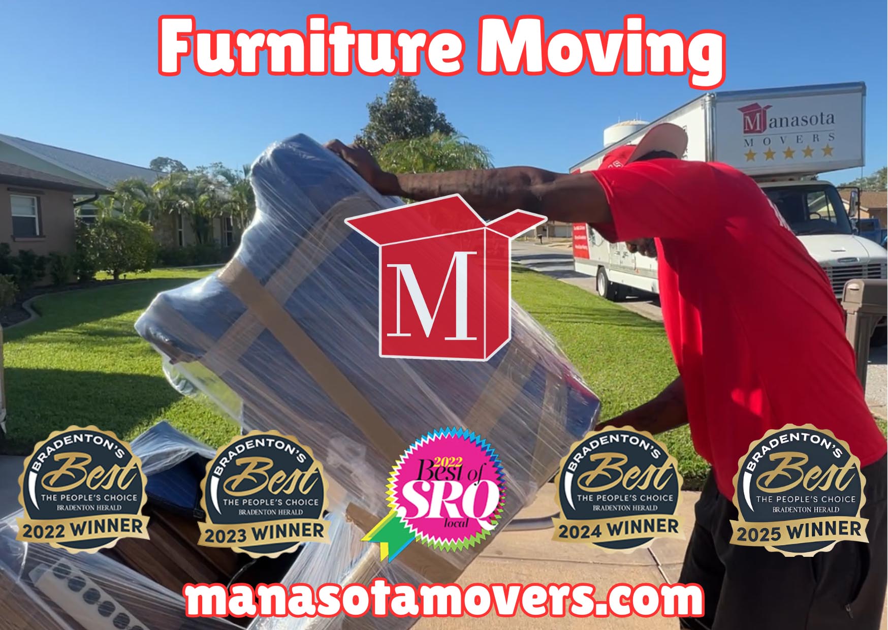 Sarasota furniture movers, Manasota Movers moving services in FL